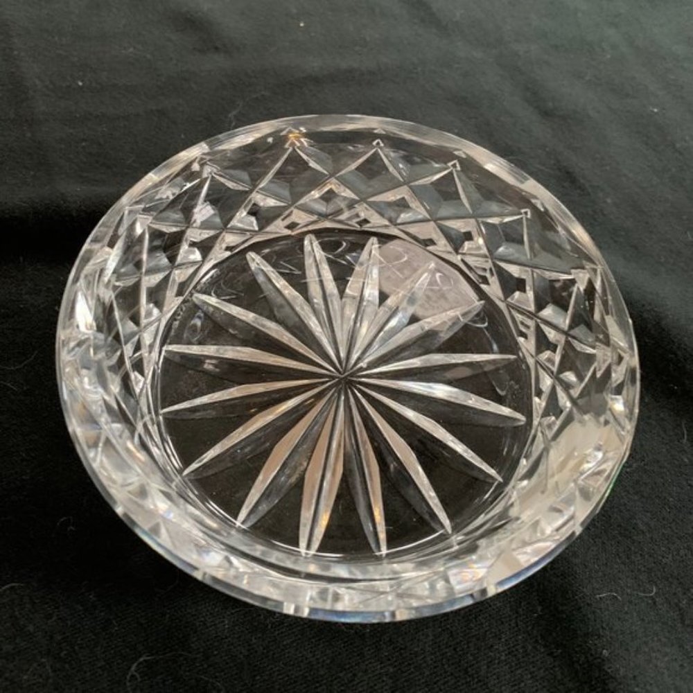 New Heritage Irish Crystal 4" trinket tray
